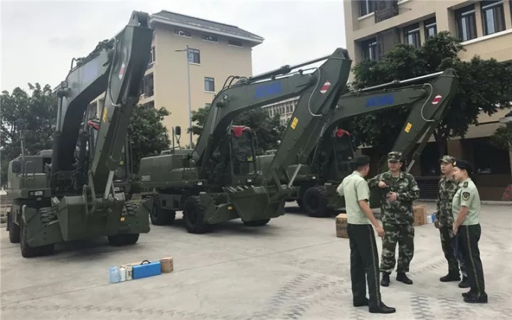 智邦攜手武警總隊，協助部隊應急搶險